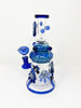Fumed Honey Drip Beehive 10in Glass Water Pipe/Rig
