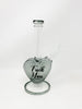 Candy Heart Glass Water Hand Pipe/Dab Rig