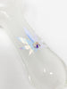 Glow In The Dark Weed Leaf Crystal Glass Hand Pipe
