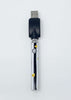510 Threaded Battery Gold Hearts with Black White Stripes Vape Pen