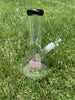 Pink StayLit 10in Beaker Glass Water Pipe/Bong
