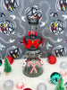 Black Christmas Jack Glass Water Pipe/Dab Rig