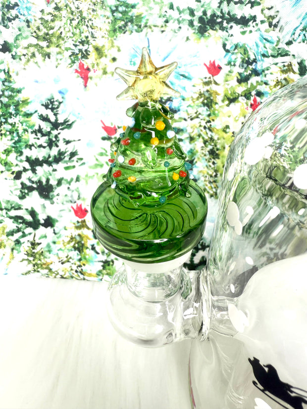 Snow Globe Glass Water Pipe/Dab Rig