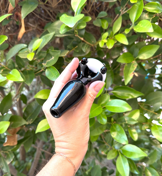 Panda Bear Glass Hand Pipe