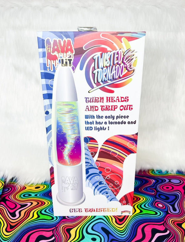 LED Iridescent Light Up Beaker Glass Water Pipe/Bong