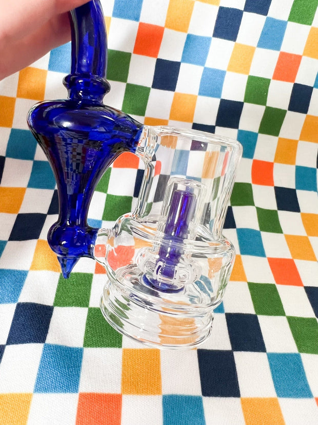Blue Recycler Puffco Glass Attachment Replacement