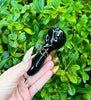 Cheech Black Gold Octopus Glass Hand Pipe