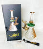 Juicy J Gold Emerald Shark Glass Water Pipe/Dab Rig