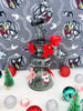 Black Christmas Jack Glass Water Pipe/Dab Rig