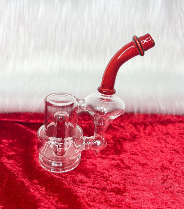 Red Recycler Puffco Glass Attachment Replacement