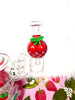 Red Cherries Glass Water Pipe/Dab Rig