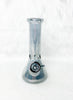 Iridescent 8in Beaker Glass Water Pipe/Bong