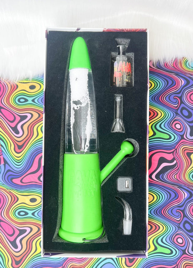LED Iridescent Light Up Beaker Glass Water Pipe/Bong