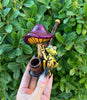 Frog Mushroom Bamboo Ceramic Pipe