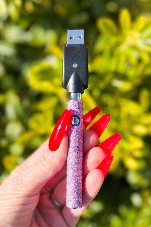 Pink Vape Pen, Custom-Wrapped Batteries