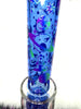 Blue Outer Space 18in Glass Water Pipe/Bong