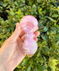 Milky Pink Glass Hand Pipe