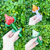 Pretty Rose Glass Hand Pipe