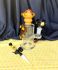 Amber Beehive Drip Water Pipe/Dab Rig