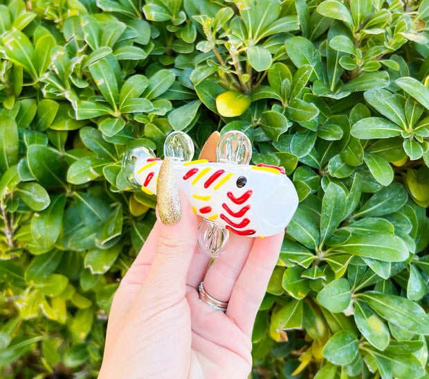Koi Fish Glass Hand Pipe