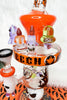 Cheech Halloween Pumpkin Glass Water Pipe/Dab Rig