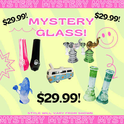 Small Mystery Glass Water Pipe