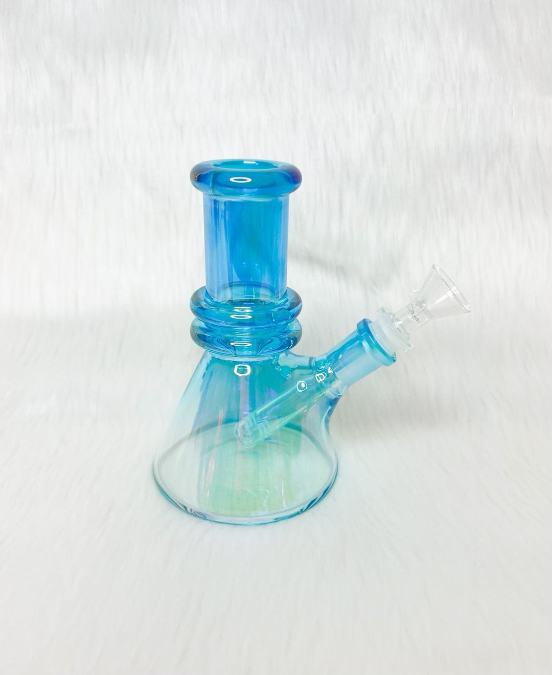 Mini Neon Bong| Small Iridescent Bong