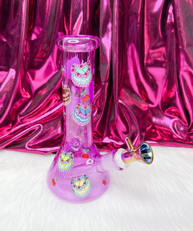 Purple Iridescent Cake Bong