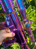 Amber Iridescent Assault Rifle Glass Water Pipe/Bong