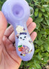 Purple Ghost Glass Hand Pipe