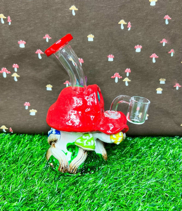 Eyeball Crystal Cottage Water Pipe/Dab Rig