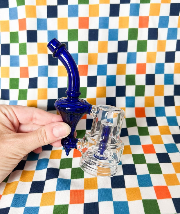 Blue Recycler Puffco Glass Attachment Replacement