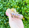 Fumed Horn Glass Hand Pipe