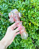 Large Pink 8in Glass Hand Pipe