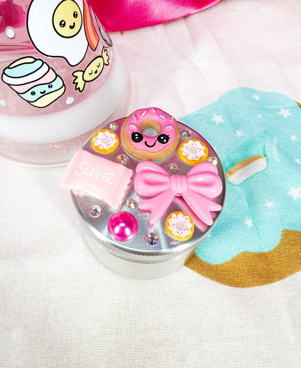 Pink Kawaii 10in Glass Water Pipe/Bong