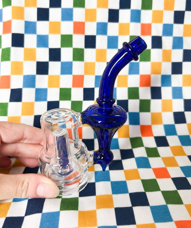 Blue Recycler Puffco Glass Attachment Replacement