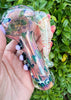 Fumed Horn Glass Hand Pipe
