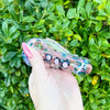 Fumed Horn Glass Hand Pipe
