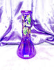 Back side of the purple daisy water pipe