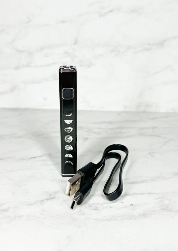 Black crescent  moon 510 threaed battery with usb-c charger