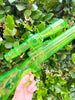 Amber Iridescent Assault Rifle Glass Water Pipe/Bong