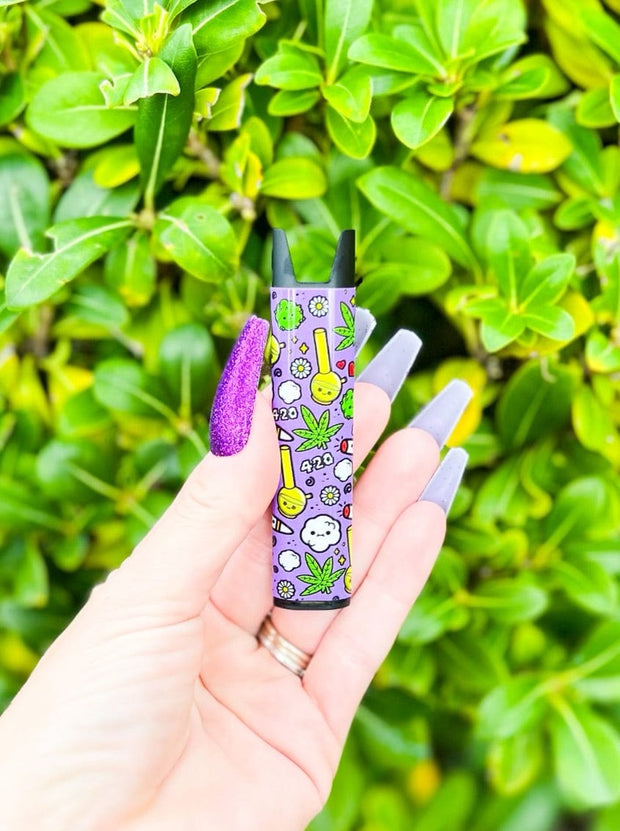 Stiiizy Pen Kawaii Purple Weed Leaf Battery Starter Kit