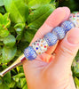 Blue Cyrstal Metal Hand Pipe