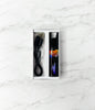 Custom astronaut stiiizy pro battery with usb-c charger in box on white background