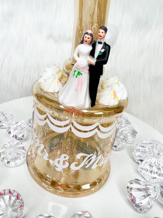 Wedding Cake Glass Water Pipe/Dab Rig
