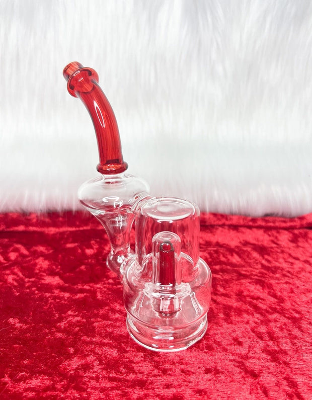 Red Recycler Puffco Glass Attachment Replacement