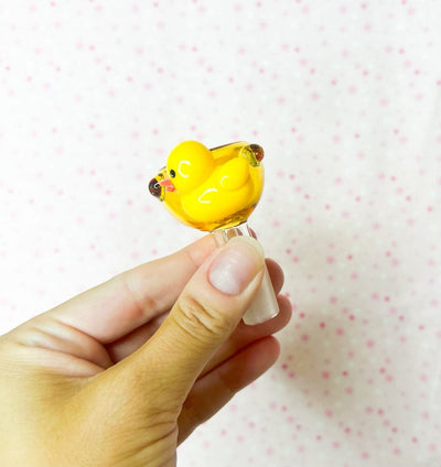 Amber Ducky 14mm Glass Bowl