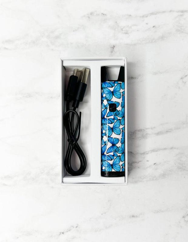 Stiiizy Blue Butterflies Pro Battery Starter Kit