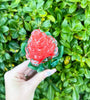 Pretty Rose Glass Hand Pipe