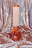 Amber Bling 14 Inch Glass Water Pipe/Bong